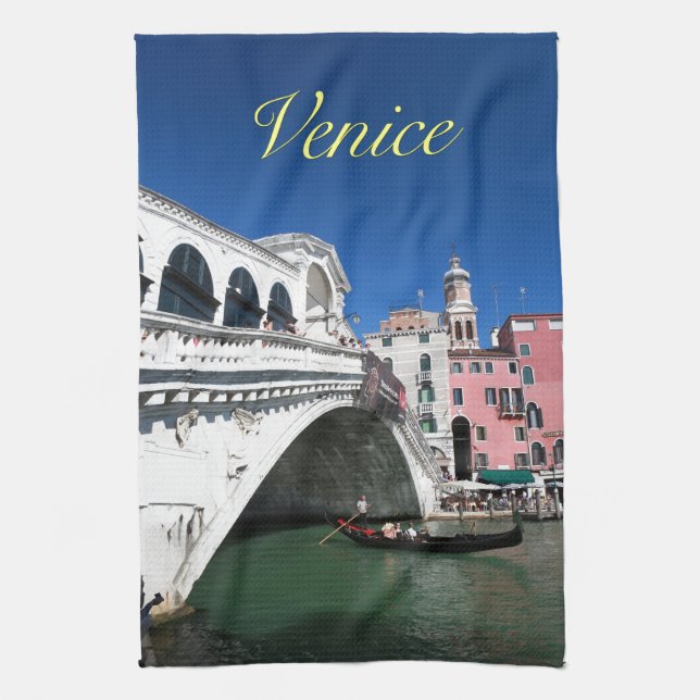 Linge De Cuisine Belle Venise, Pont du Rialto (Vertical)