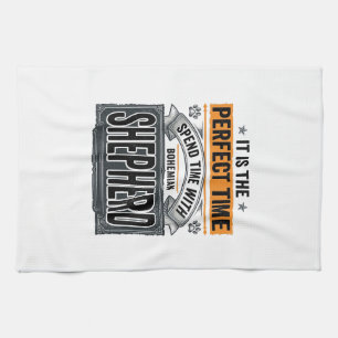 Linge De Cuisine Berger bohémien typographie vintage amateur de chi