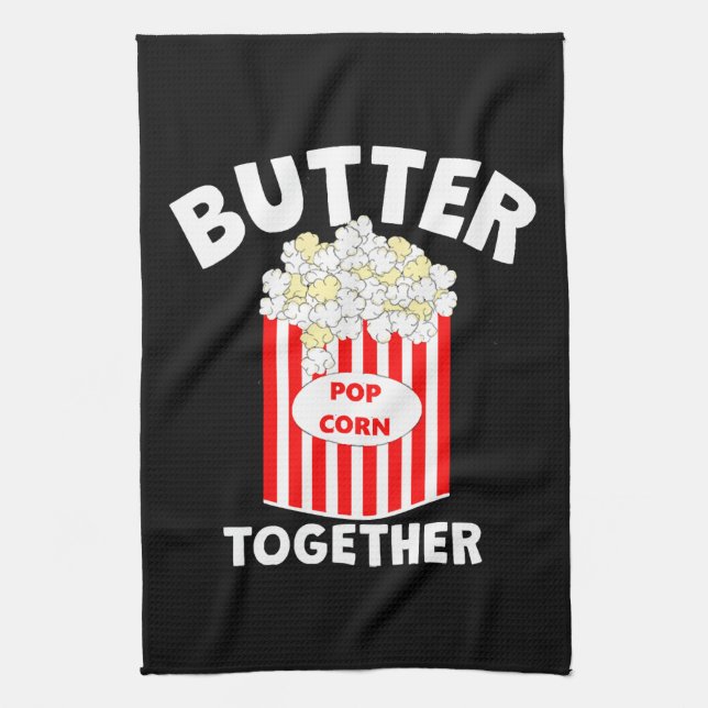 Linge De Cuisine BEURRE Ensemble Film Popcorn (Vertical)