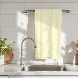 Linge De Cuisine Beurre jaune uni Classic Elegant