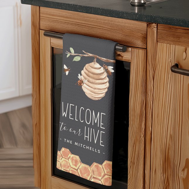 Linge De Cuisine Bienvenue à notre Hive personnalisée (Créateur téléchargé)