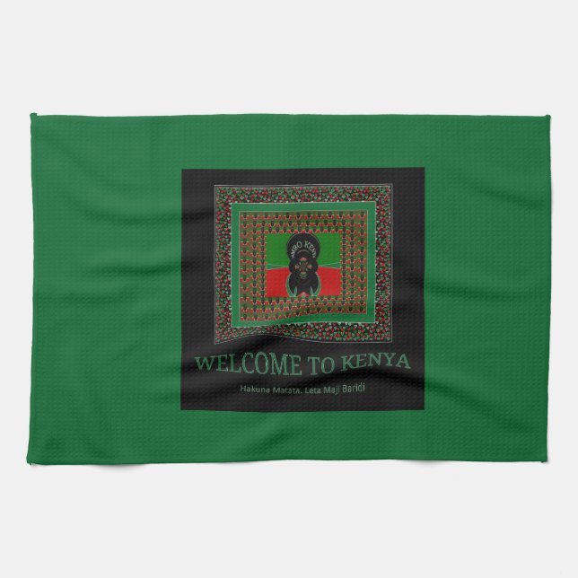 Linge De Cuisine Bienvenue sur Magical Kenya : Hakuna Matata (Horizontal)