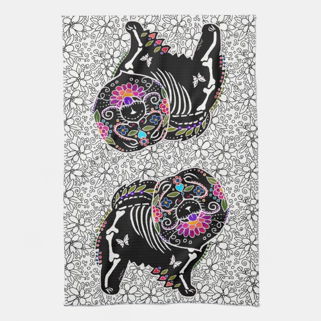 Linge De Cuisine BINDI SUGARSKULL Chow - cuisine ou chien montrer s (Vertical)