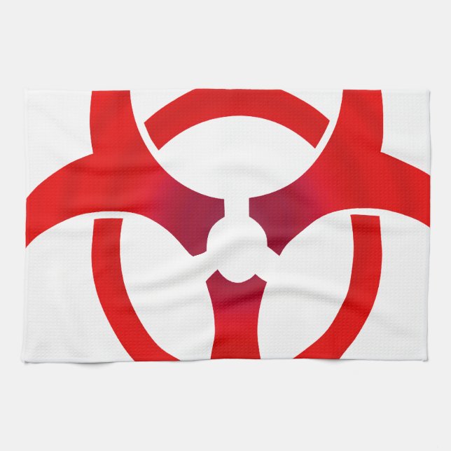 Linge De Cuisine Biodanger - RED (Horizontal)