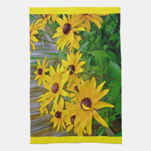 Linge De Cuisine Black Eyed Susan Fleurs sauvages