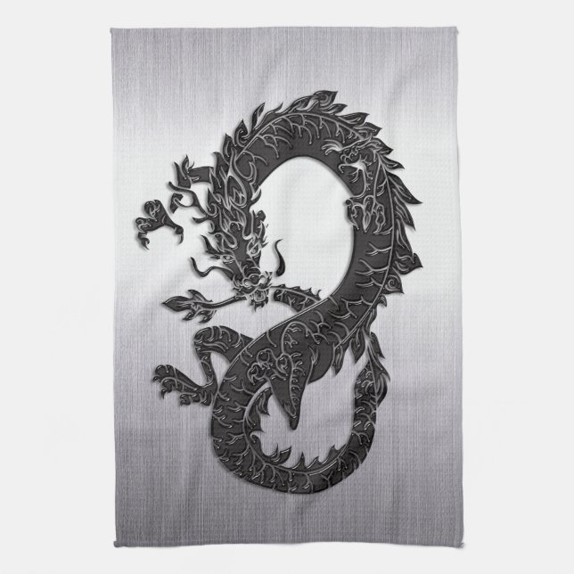 Linge De Cuisine Black Oriental (Vertical)
