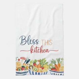 Linge De Cuisine Bless This Kitchen - Produits frais Décoratif