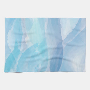 Linge De Cuisine Bleu, abstrait, cool couleur de l'eau brosse art