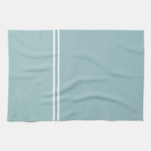 Linge De Cuisine Bleu bébé moderne rayures chic moderne élégant