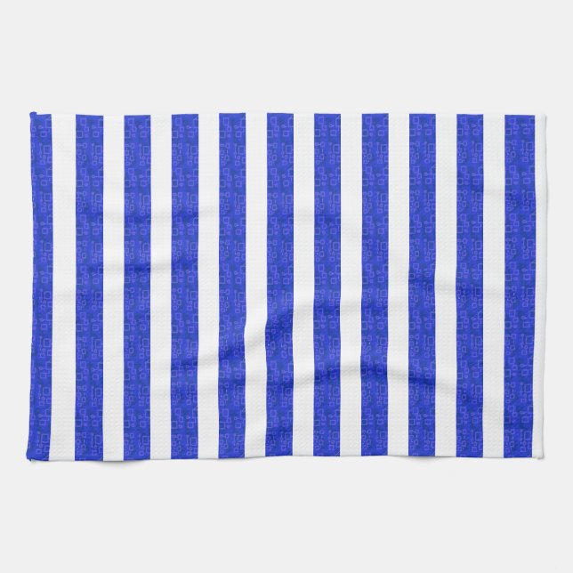 Linge De Cuisine Bleu Chic (Horizontal)