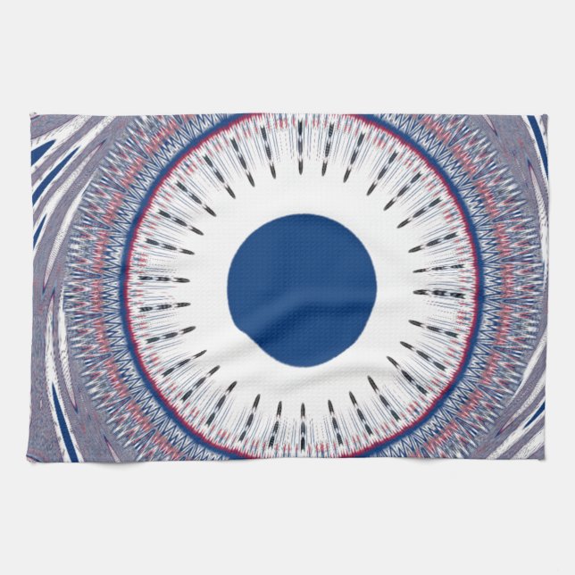 Linge De Cuisine Bleu chic (Horizontal)