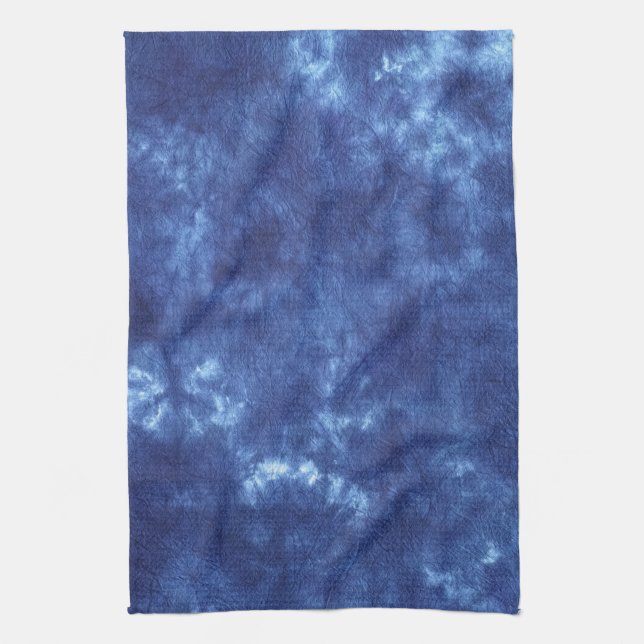 Linge De Cuisine Bleu de teinture d'indigo japonais (Vertical)