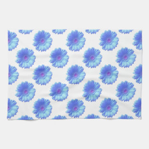 Linge De Cuisine Bleu marguerite