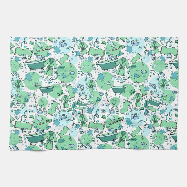 Linge De Cuisine Bleu pour hommes (Horizontal)