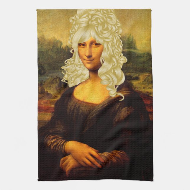 Linge De Cuisine Blonde Mona Lisa (Vertical)
