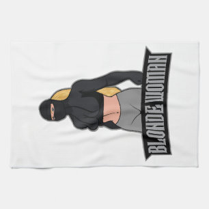 Linge De Cuisine Blonde Woman