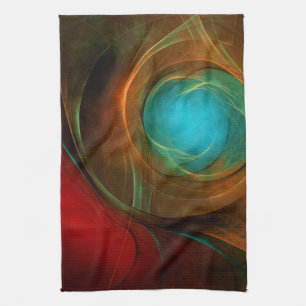Linge De Cuisine Blue Eye Moderne Abstrait Art Cool Motif #16