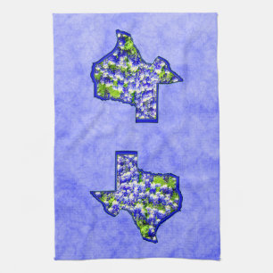 LINGE DE CUISINE BLUEBONNETS DE TEXAS