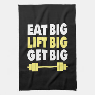 Linge De Cuisine Bodybuilding - Mange Gros, Ascenseur Gros, Gros