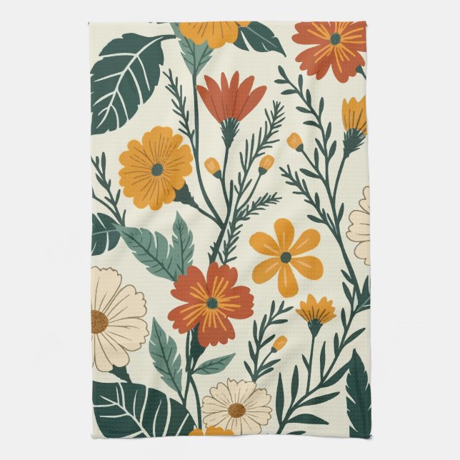 Linge De Cuisine Boho Blooming (Vertical)