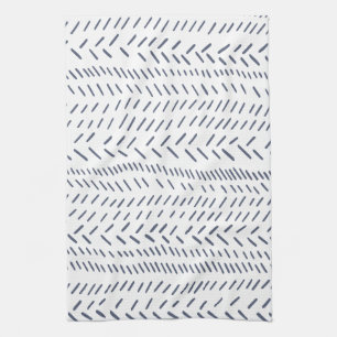Linge De Cuisine Boho Moderne Abstrait en tissu de boue dans la mar