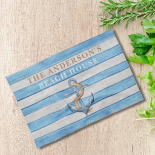 Linge De Cuisine Bois rustique Grandes Nautiques Famille Maison de 