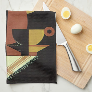 Linge De Cuisine Boissons de boissons vintage Cafetière avec tasses