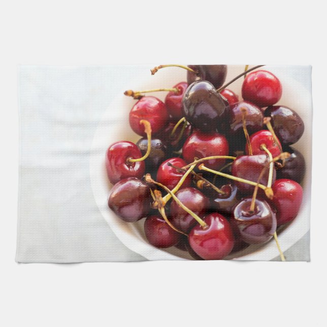 Linge De Cuisine bol de cerises (Horizontal)