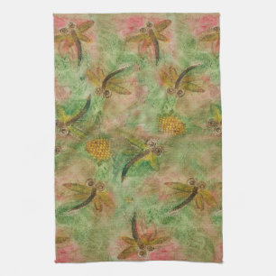 Linge De Cuisine Bonbon en coton dragonfly