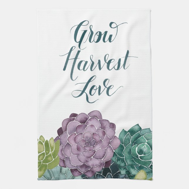 Linge De Cuisine Bonheur plante | Grow Harvest Love (Vertical)