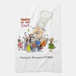 Linge De Cuisine Bonjour au chef