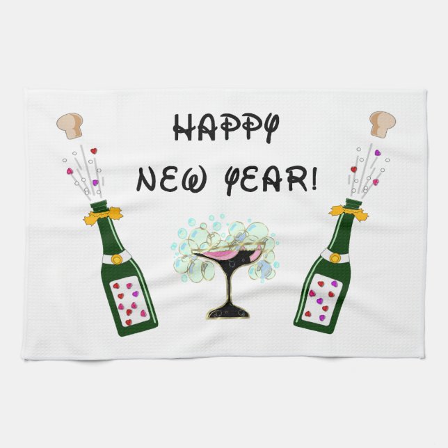 Linge De Cuisine Bonne année (Horizontal)
