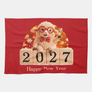 Linge De Cuisine Bonne année 2027 Année de la Chèvre Mouton