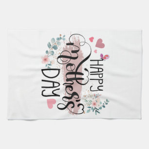 Linge De Cuisine Bonne fête des mères 2025 mignonne florale pour le