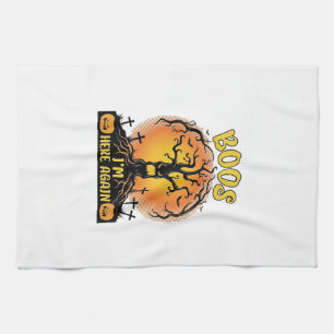 Linge De Cuisine Boos Je suis ici encore Halloween Arbre Effrayant 