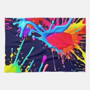 Linge De Cuisine Boucles électriques de couleurs vives