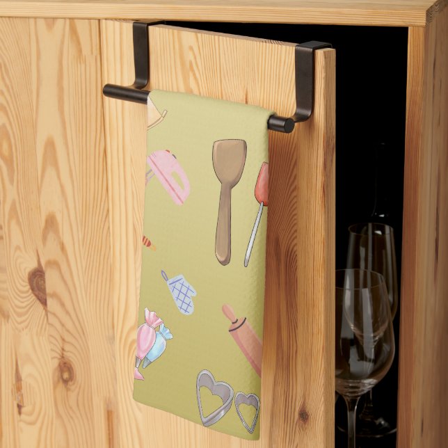 Linge De Cuisine Boulangerie maison moderne Accueil Personnalisez l (Pliage en tiers)