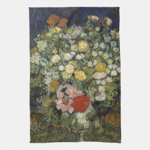 Linge De Cuisine Bouquet de fleurs dans un vase   Vincent van Gogh