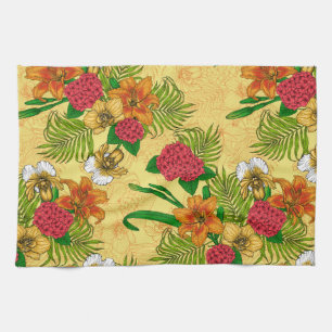 Linge De Cuisine Bouquet tropical