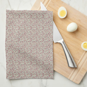 Linge De Cuisine Bourgogne raffiné et floral vintage sarcelle des a