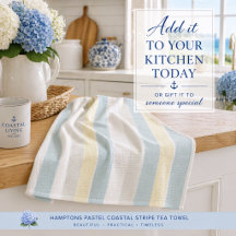 Boutique de rayure côtière pastel des Hamptons