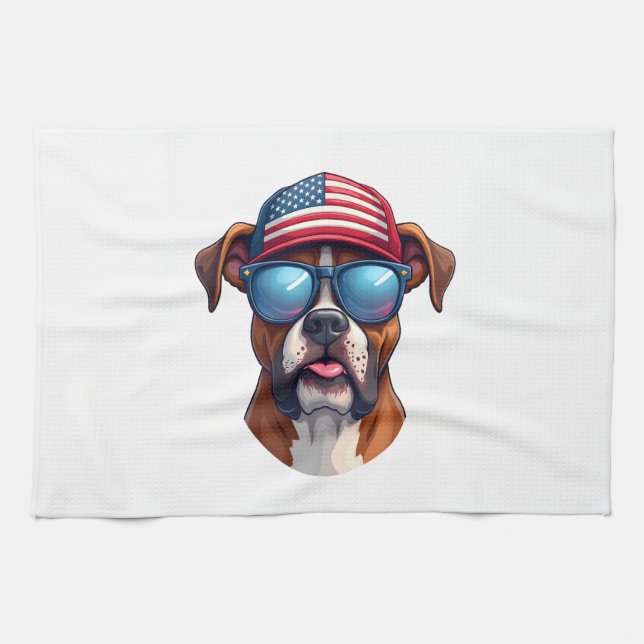 Linge De Cuisine Boxer 4th of July (Horizontal)