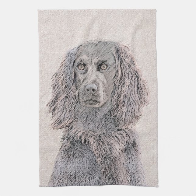 Linge De Cuisine Boykin Peinture Espagnole - Cute Original Chien Ar (Vertical)