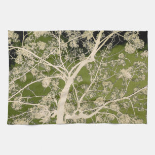 Linge De Cuisine Branches à fleurs