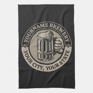 Linge De Cuisine Brasserie Nom personnalisé Brasserie Big Mug
