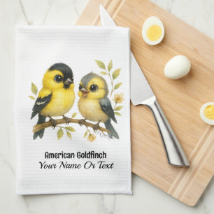 Linge De Cuisine Brillant Goldfinch américain
