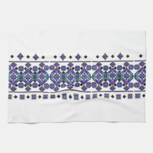 Linge De Cuisine Broderie bleue