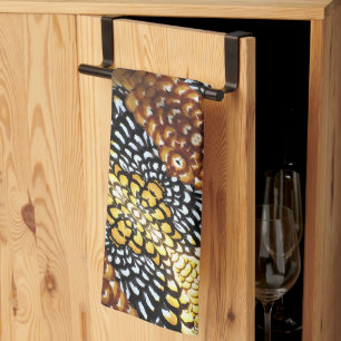 Linge De Cuisine Brown, jaune noir et blanc Reeve's Pheasant