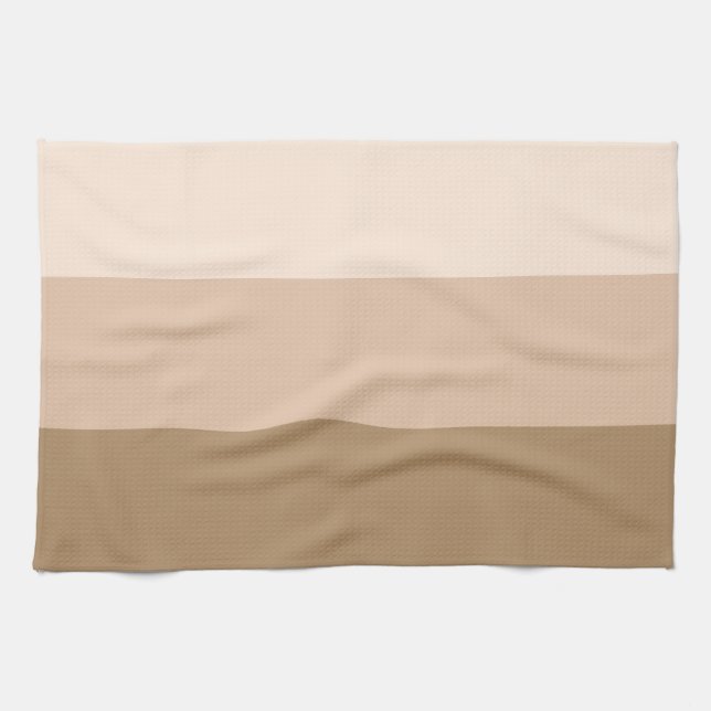 Linge De Cuisine Brown Ombre strié (Horizontal)