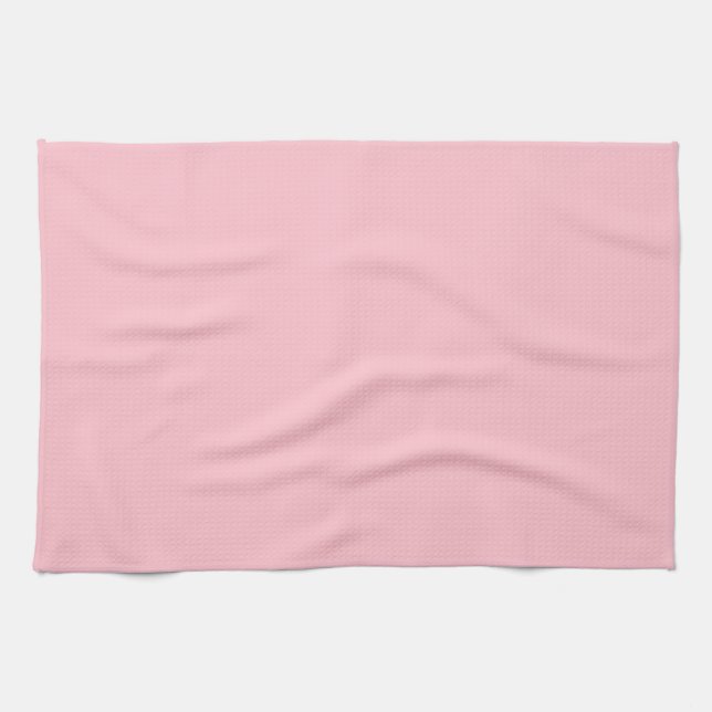 Linge De Cuisine Bubble Gum rose Basique Couleur Complète (Horizontal)